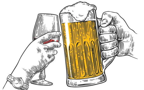 Пиво иллюстрация