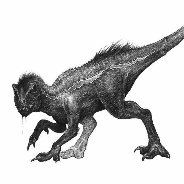 Индораптор рисунок