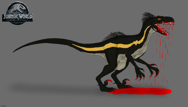 Раскраски динозавры Индораптор