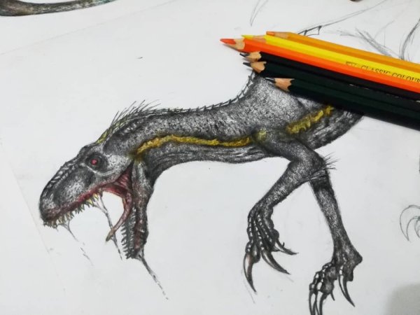 Рисунок индораптора