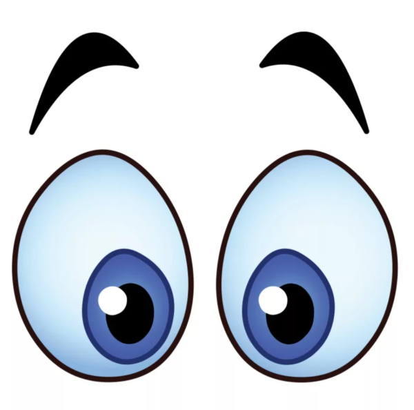 Глаза мультяшные