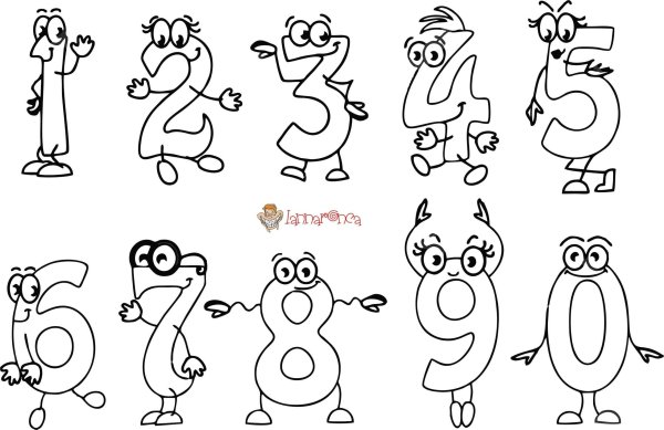 Спрятанные цифры в рисунках