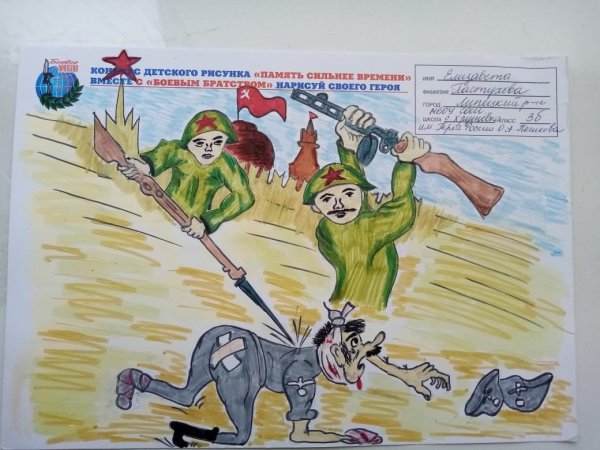 Рисунок на тему память сильнее времени