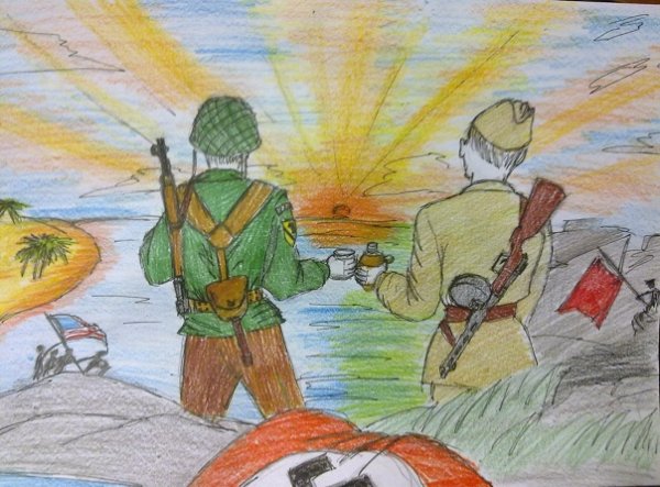 Нарисуй своего героя боевое братство