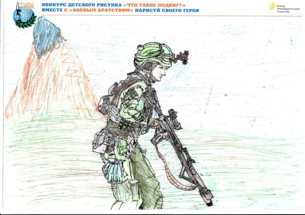 Нарисуй своего героя боевое братство
