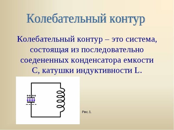 Из чего состоит простейший колебательный контур