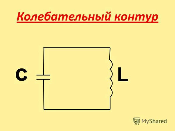 Электрическая схема колебательного контура