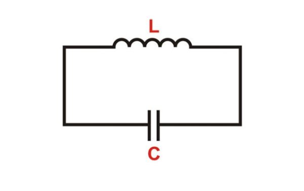 Катушка индуктивности и конденсатор