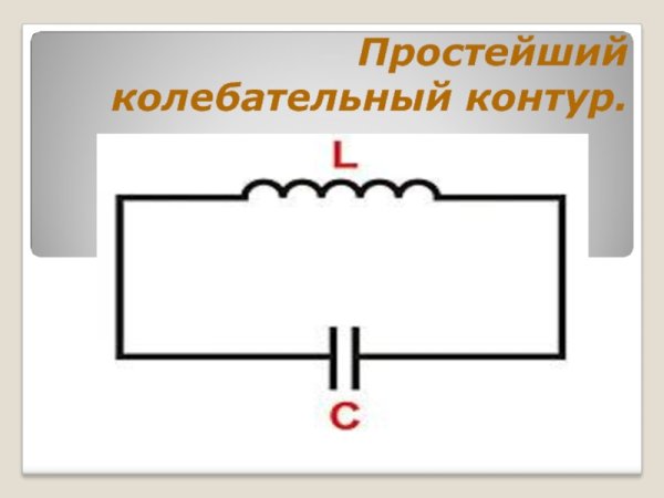 Схема параллельного колебательного контура