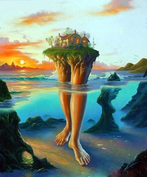 Художник сюрреалист Джим Уоррен