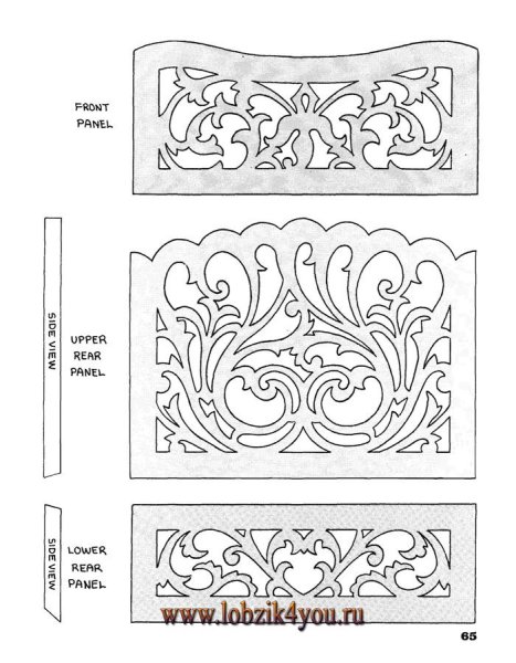 Чертежи для пропильной резьбы по дереву для лобзика