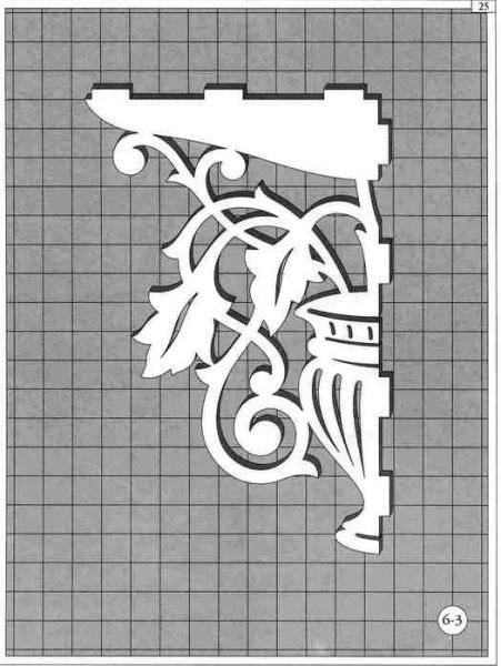 Прорезная резьба лобзиком чертежи