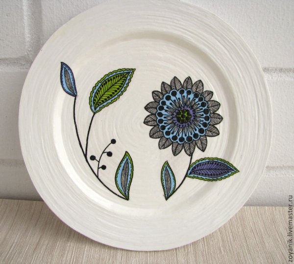 Узоры на тарелках