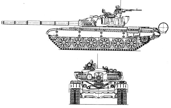 Т-72 Урал чертеж