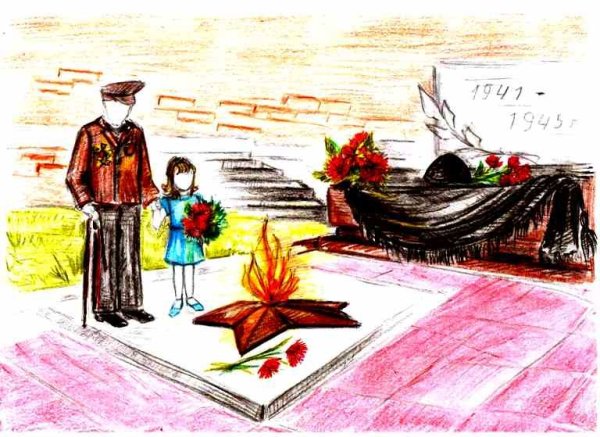 Рисунок на тему неизвестный солдат