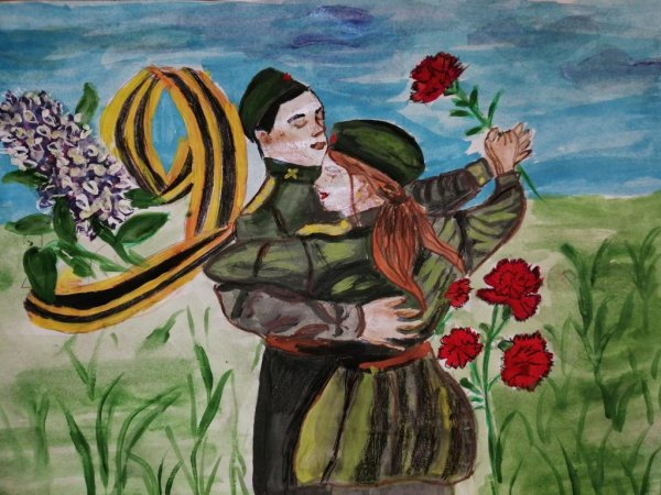Конкурс рисунков победный май
