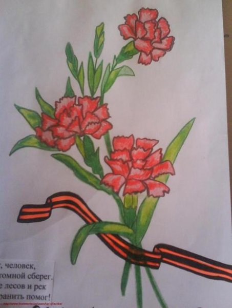 Рисунок на 9 мая
