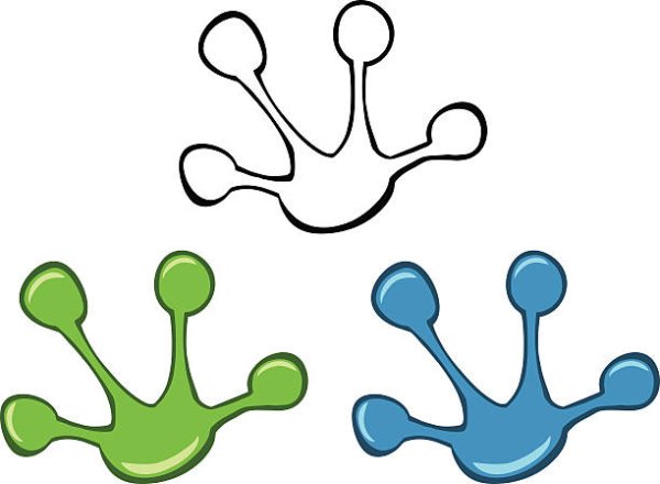 Лягушачьи лапки рисунок