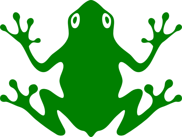 Мультяшные лапы лягушки
