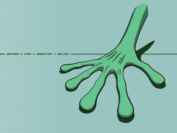 Лягушачья лапка трафарет