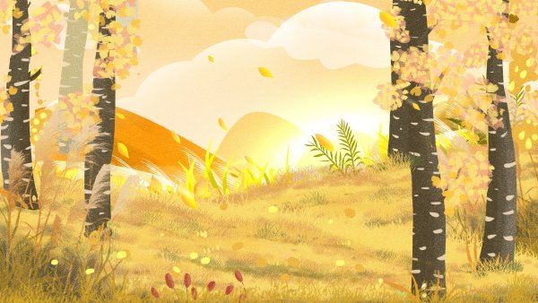 Детские осенние фоны