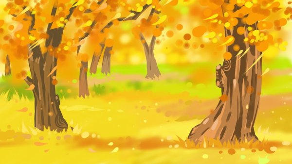 Осень мультяшная