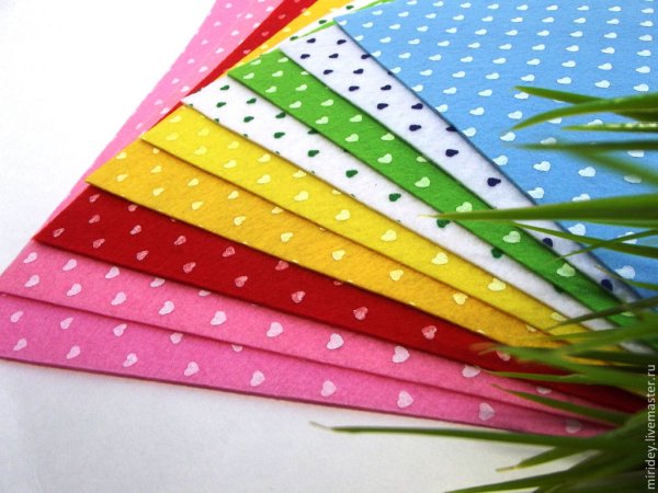 Цветной фетр