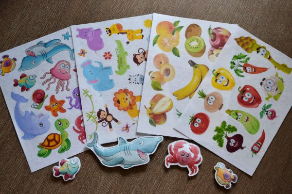 Фетр с рисунком для рукоделия