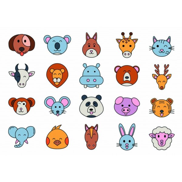 Фетр с рисунком для рукоделия