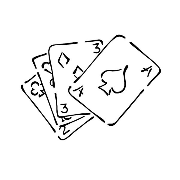 Карты игральные для раскрашивания