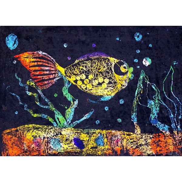 Граттаж в искусстве