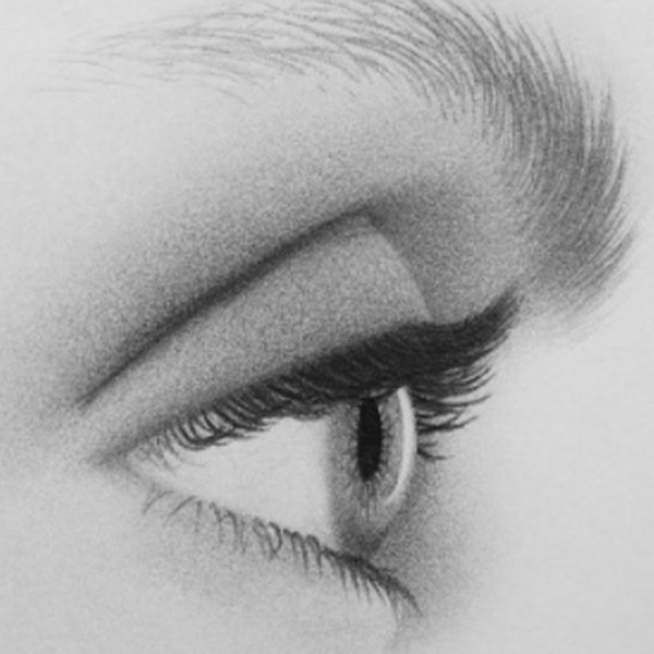 Рисование глаза в профиль