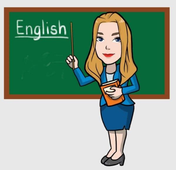 Учитель английского иллюстрация