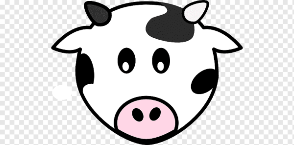 Голова коровы для детей