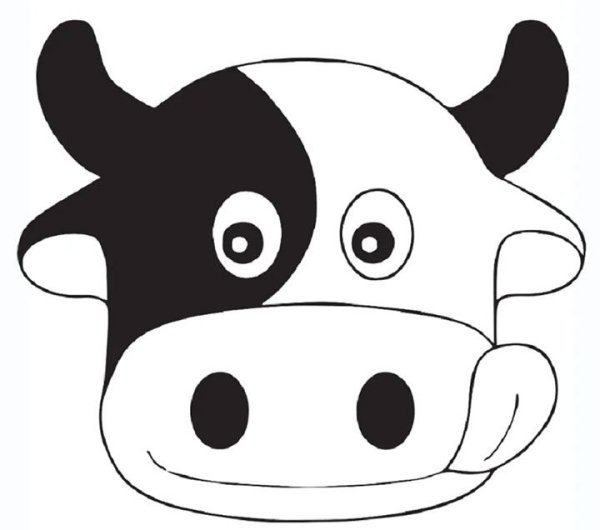 Мордочка коровы