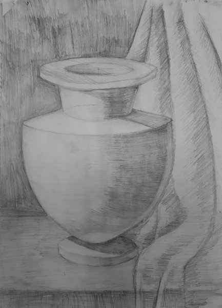 Ваза с эллипсами