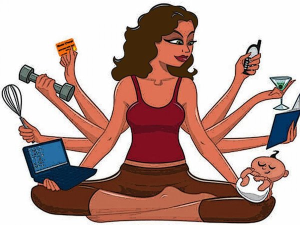 Многорукая женщина