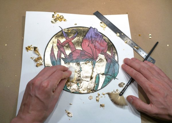 Поталь на бумаге