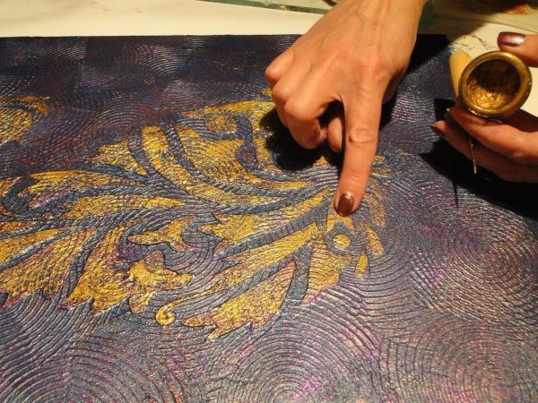 Трафаретная живопись