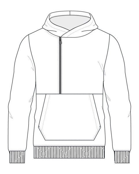 Технический эскиз толстовки