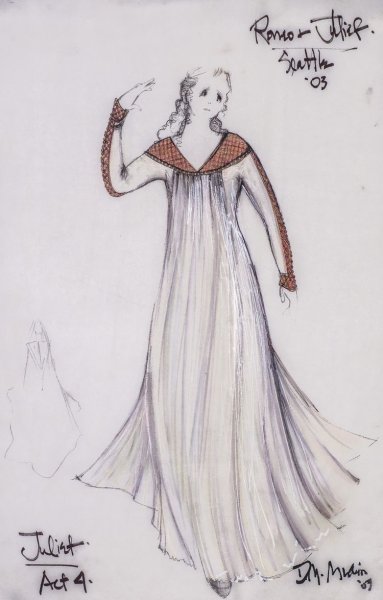 Эскизы костюмов к опере Ромео и Джульетта