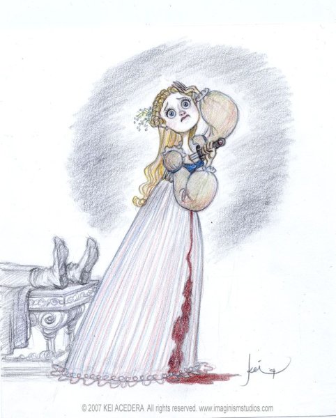 Раскраска Джульетта девочка