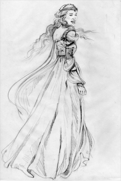 Рисунок к балету Ромео и Джульетта