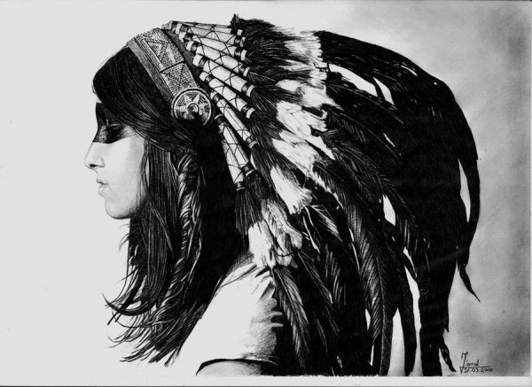 Картина Роуч индеец