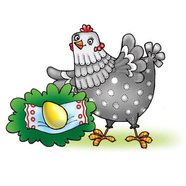 Курочка Ряба иллюстрация курочки