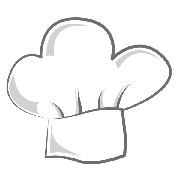 Поварский колпак на прозрачном фоне