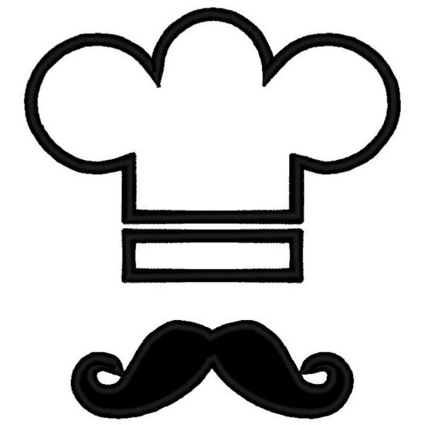 Головной убор повара вектор