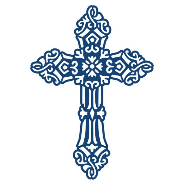 Православный крест с узорами