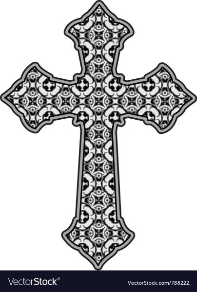 Орнамент крестиком