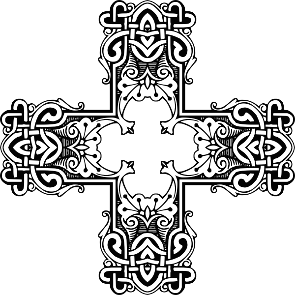 Крест орнамент